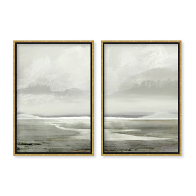 Nature Inspired Reflections Of Tranquility Diptych