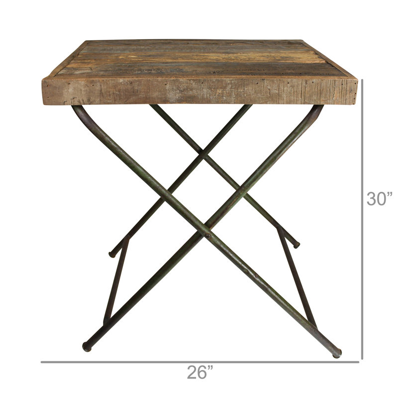 Table-plateau pliante