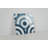 8" x 8" Rigid Blue Peel & Stick Graphic Patterned Tile Backsplash