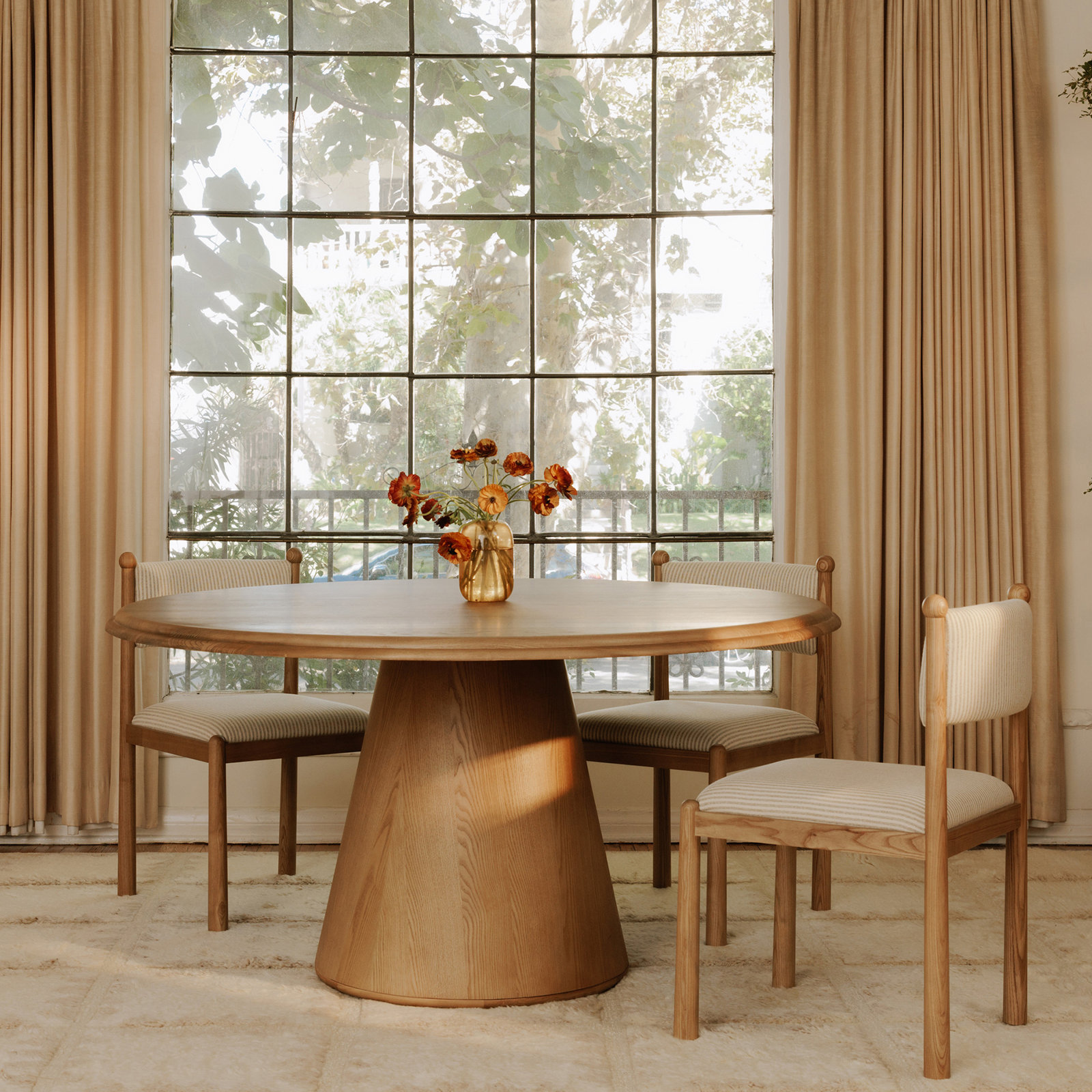 Tutto Dining Table, 30" H x 60" L x 60" W