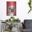  «Valentine Pug» par John Hovenstine, art mural en métal, 12 po x 16 po-254969375