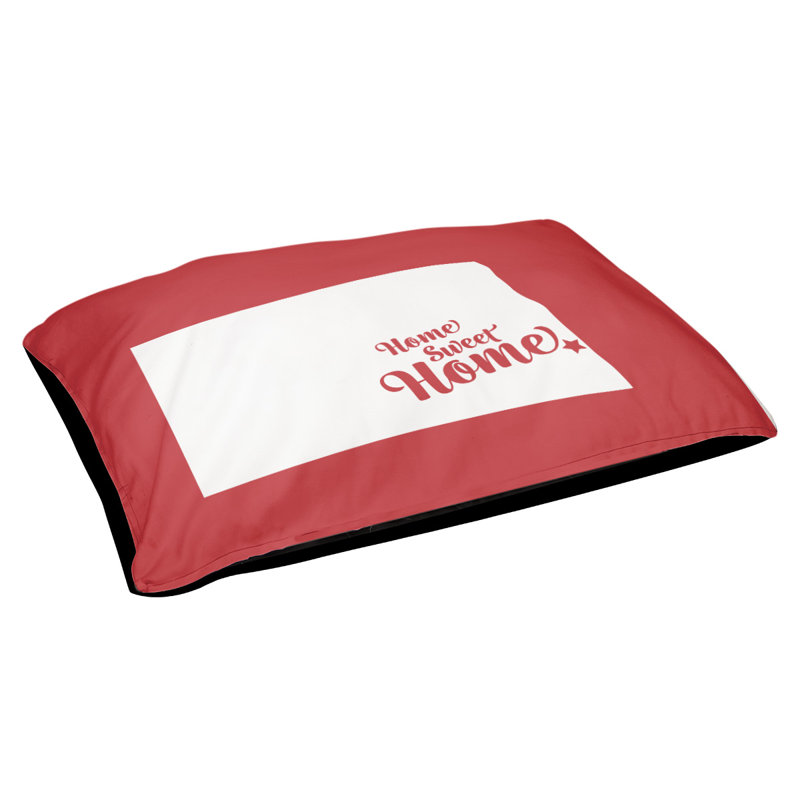 Coussin stylisé pour la maison Fargo, Grand (L 40 po x l 50 po), Rouge