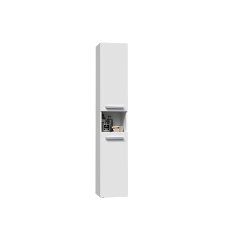 Jagdambika Linen Cabinet, White