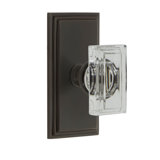 Grandeur Concealed Screw Mechanism Rectangular Knob with Rectangle Rosette