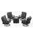Ferrol 4 - Person Patio Conversation Set with Cushions-70143441