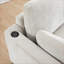 Canapés modulaires | Modulaire en forme de L 130 po à 5 sièges de 130 po pour salon, charge, table pliante, repose-pieds mobile | Chenille | Beige