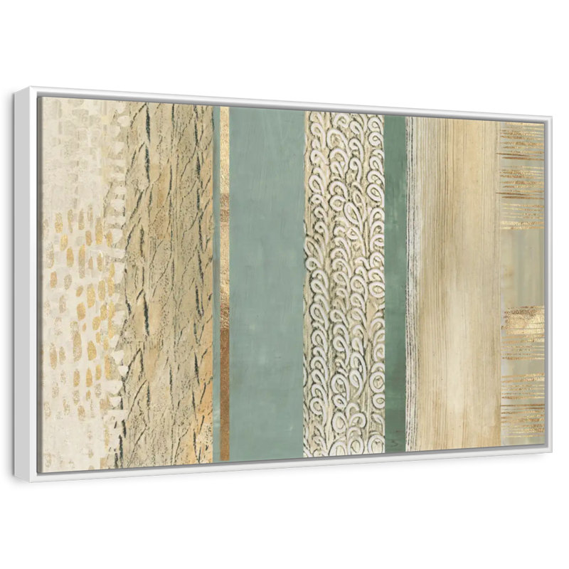 Placidity, 25" X 17", Floating Frame White