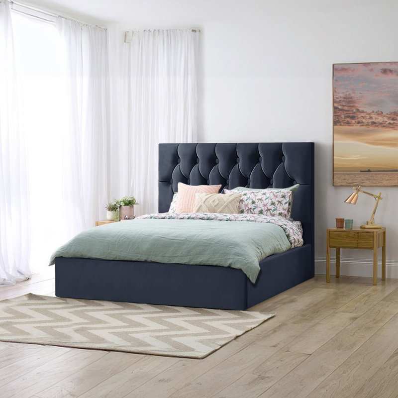 Ayliana storage Bed, Steel, Small Double (4')