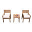 Khalid Outdoor 3 - Piece Teak Bistro Set