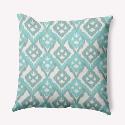Happy Hippy Ikat Throw Pillow