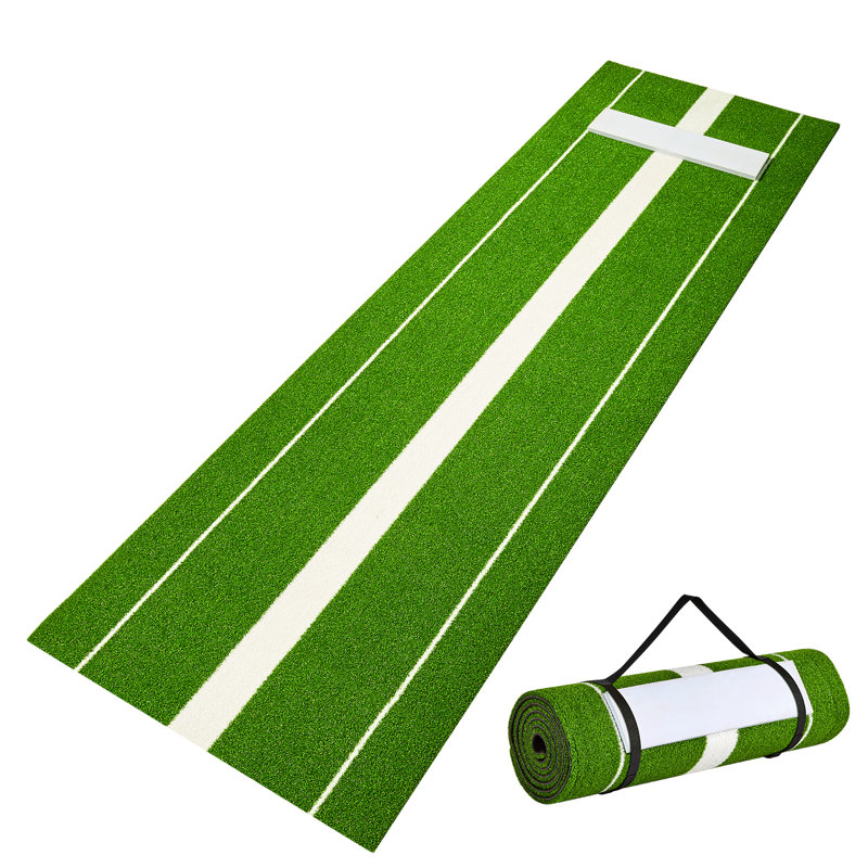 Tapis de lancer de balle molle VEVOR, butte de balle molle 10 pi x 3 pi, caoutchouc antidérapant antidérapant