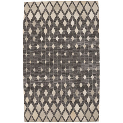 Autume Performance Leather Geometric Indoor Rug