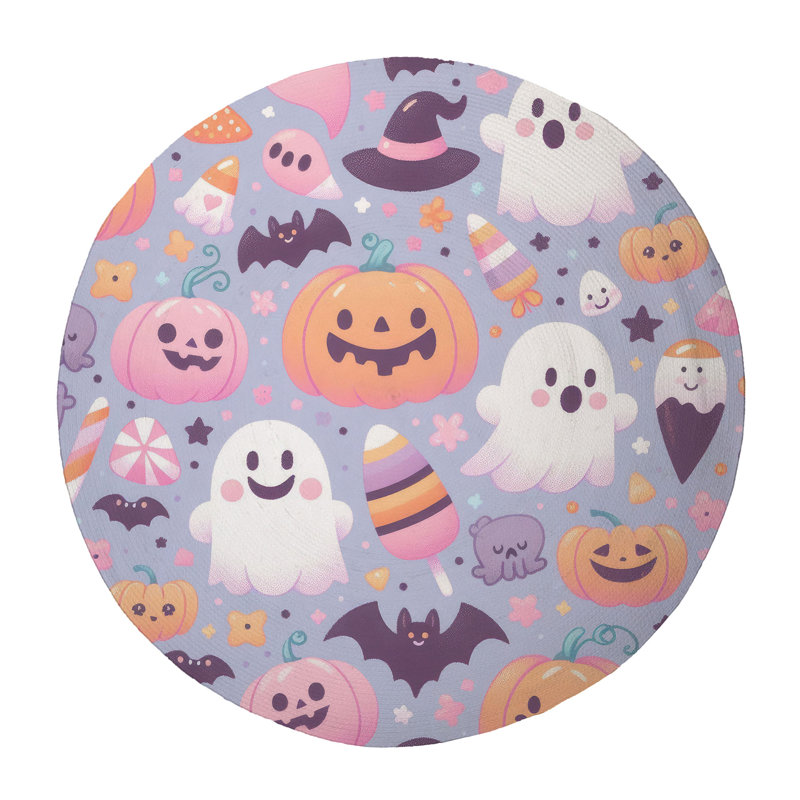 Whispering Witches Braided Rug, Round 5'