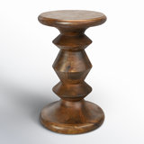 Berns Solid Wood End Table