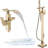 Floor Waterfall Faucet with Diverter-102498957