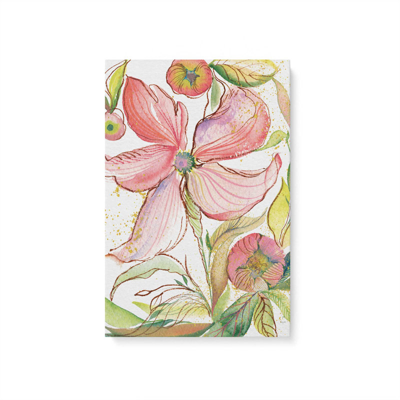 «Spring Shimmer» par Kristy riz, reproduction d'art sur toile, H 16 po x l 12 po