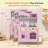 Kids Wooden Kitchen Playset, Height-Adjustable Pretend Play Stove W/ Lights & Sounds, Bpa-Free Montessori Kitchen W/ 30+ Play Food Accessories, Ages 3–7-122441801
