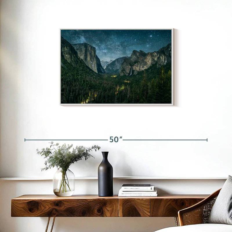 Yosemite, Cadre flottant blanc, 31 po x 21 po