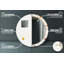 Huldar Glass Flat Wall Mirror