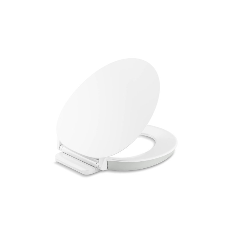 Cymbal ReadyLatch Quiet-Close round-front toilet seat