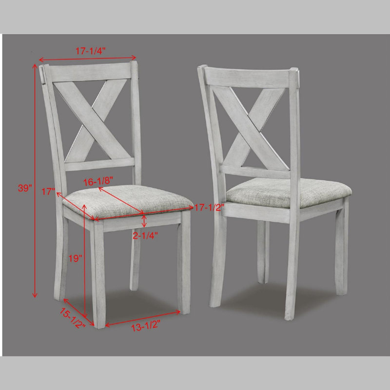 Rustic Farmhouse Transitional 5-Piece Dinette Dining Set