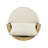 KONO OUTDOOR PATIO 3PC BOHO FAUX WICKER CHAT SET, BEIGE CUSHION