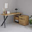 Adesuwa 150cm W L-Shaped Writing Desk with Cabinet