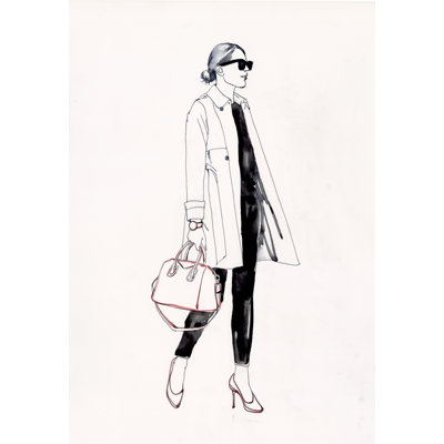 Fashion Girl II - Painting Print