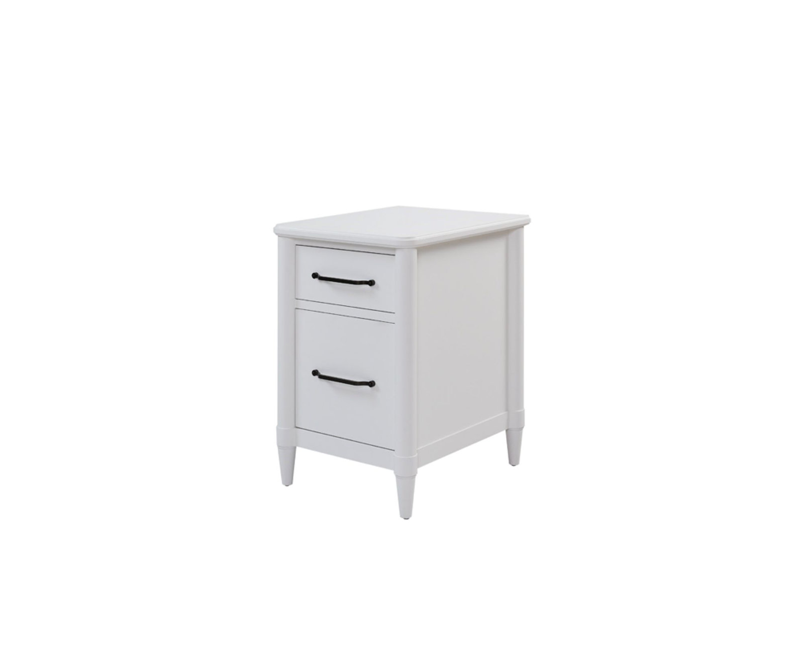 Sabrina 2-Drawer Vertical Filing Cabinet, White