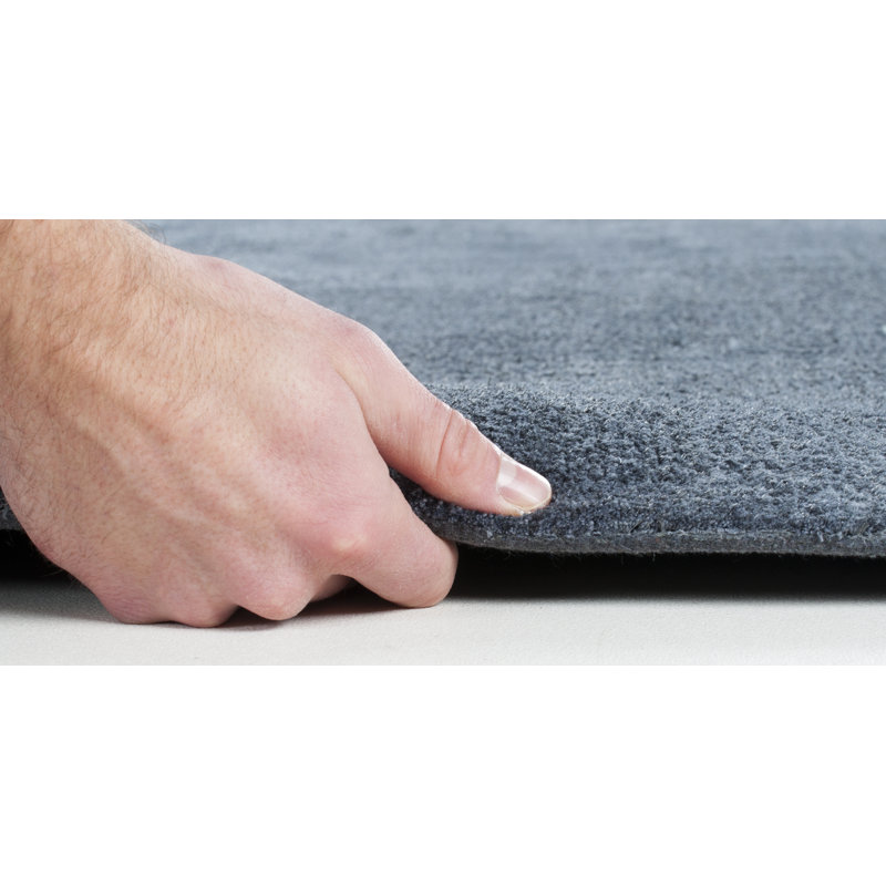 Powder Solid Colour Hand Woven Area Rug, Rectangle 160 x 230cm