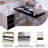 Luitgard 53'' W L-Shaped Writing Desk-847651652