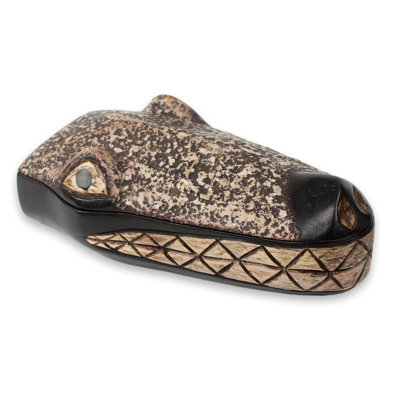 Boîte en bois Crocodile Jewels
