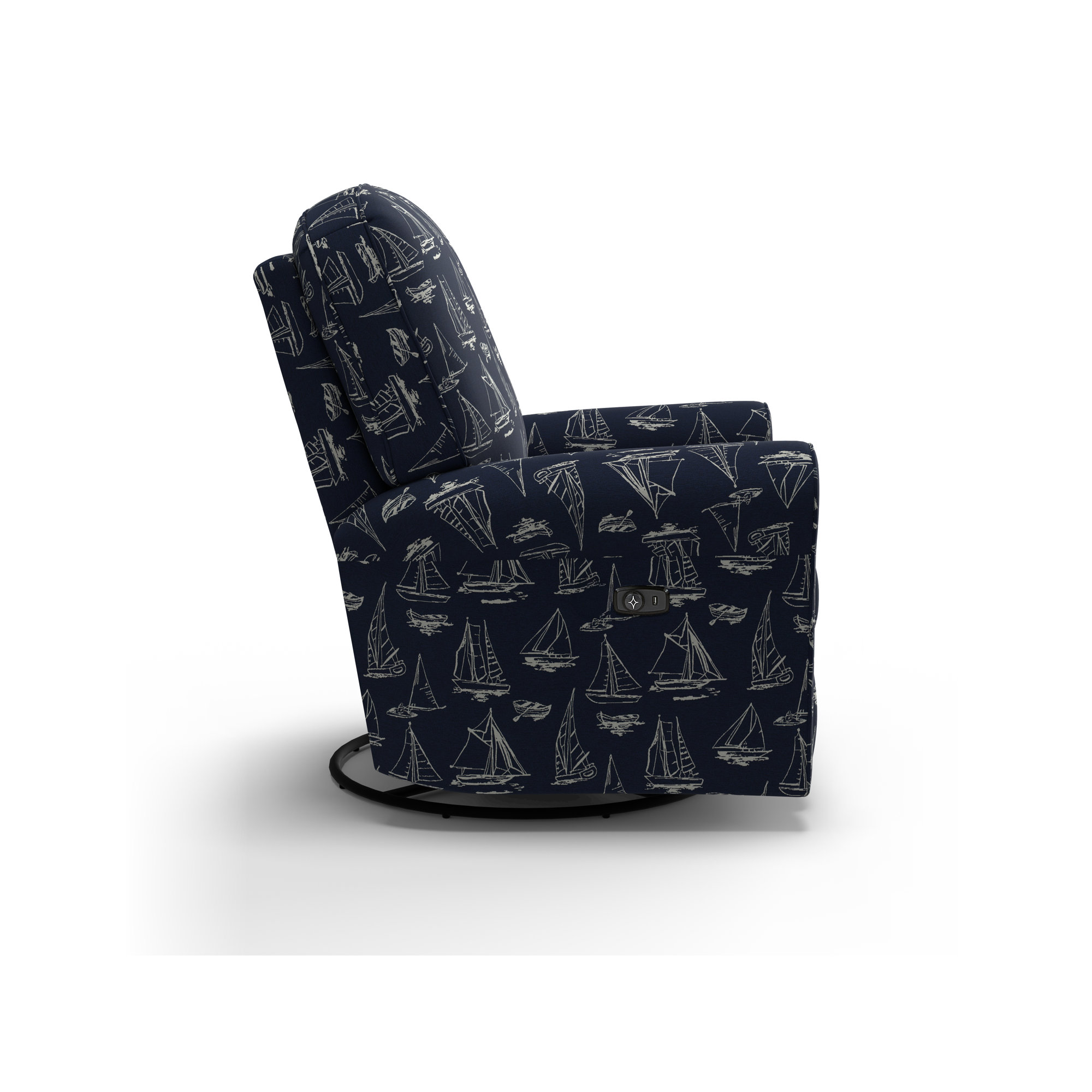 Altair Recliner, Below Deck Navy Nautical Performance