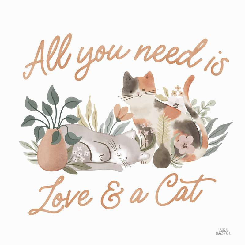 «Garden Friends IV» par Laura Marshall, H 12 po x l 12 po