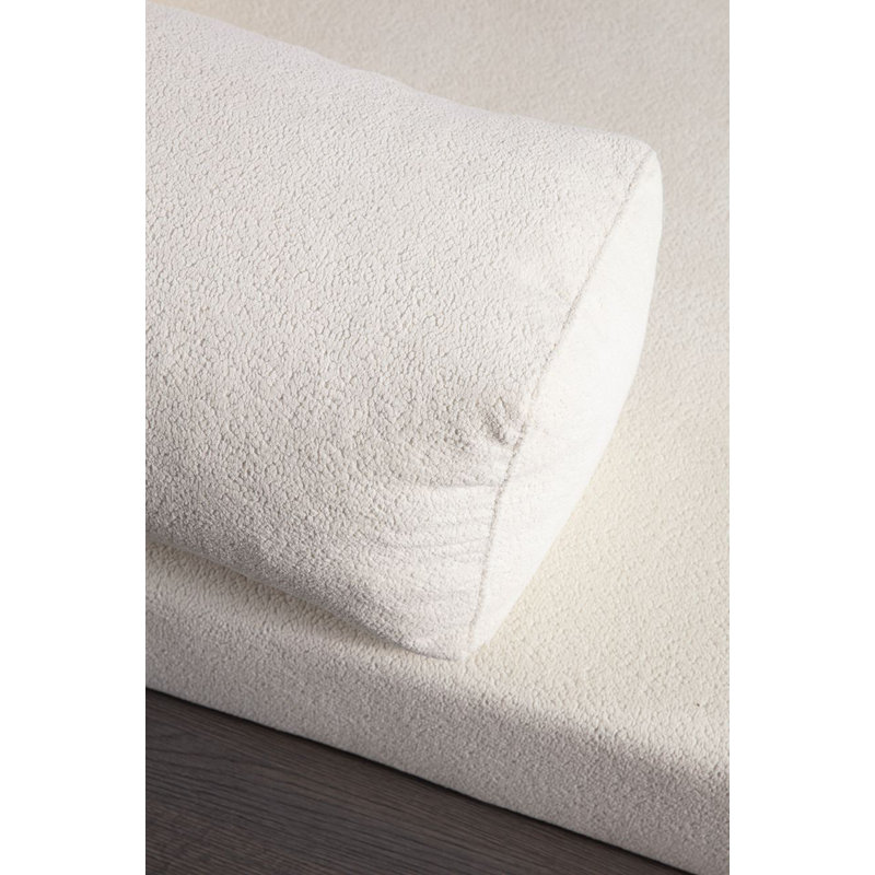 Canapé-lit 3 places, H 39,37 po x l 78,74 po x P 31,5 po, 2, Blanc