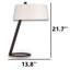 Lampe de table standard en métal