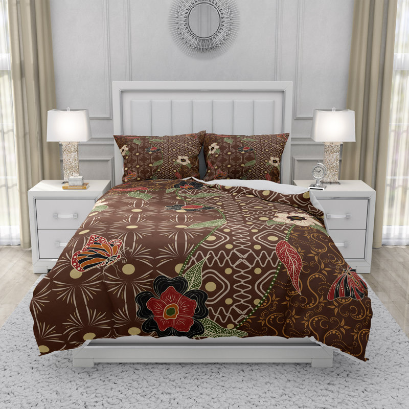 Abstract Duvet Cover, King Duvet Cover + 2 King Shams