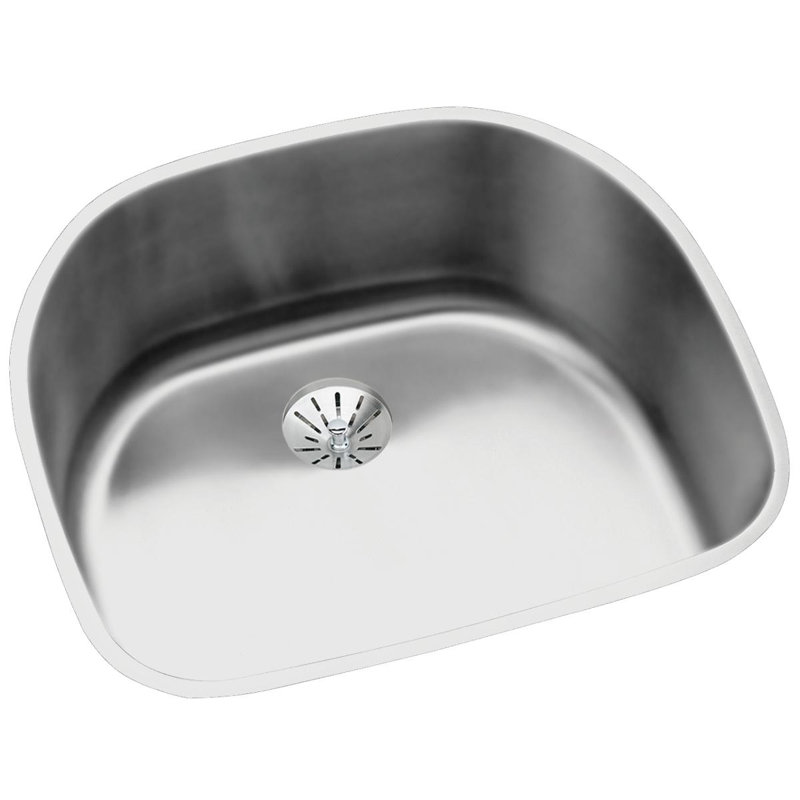Lustertone 23.625" L x 21.25" W Undermount Kitchen Sink with Perfect Drain