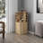 Toyei Corner Bar Cabinet With Bottle Rack, Open Shelves, And Hidden Storage-2039139770