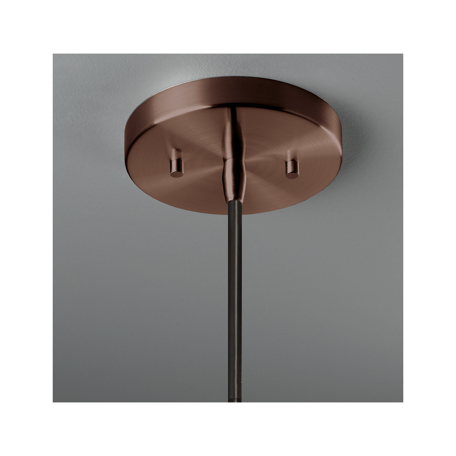 Leni Single Light Ceramic Dimmable Pendant, Hammered Brass, Dark Bronze