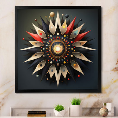 Mystic Wisdom Spiritual Abstract Geometrics I - reproduction d'art sur toile