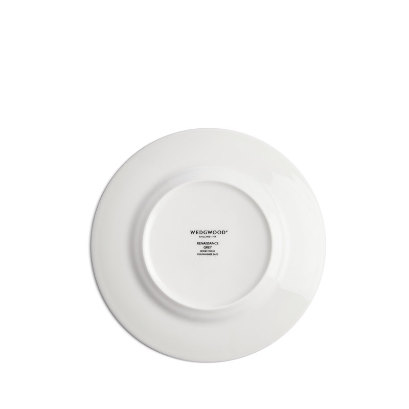 Renaissance Grey Fine Bone China 6" Bread and Butter Plate