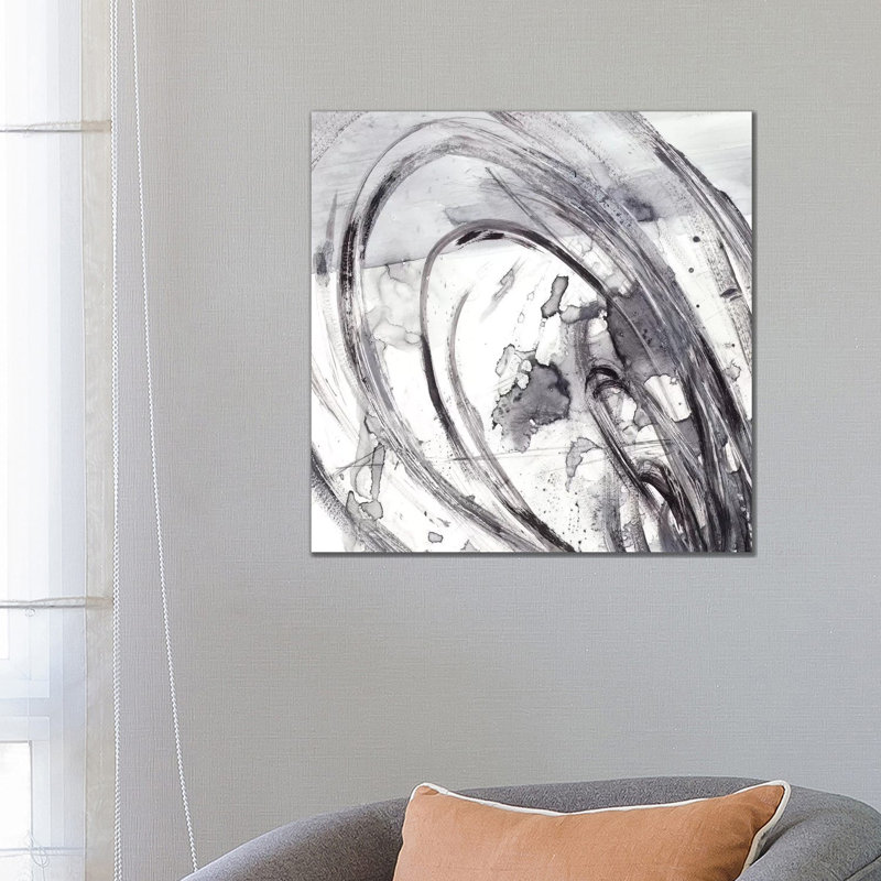 « Sonar II » par Ethan Harper, reproduction d’art, H 26 po x l 26 po x P 1,5 po, Toile tendue, Pas de tapis