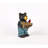 Bear Holds Bird Bath with Cardinal Statue