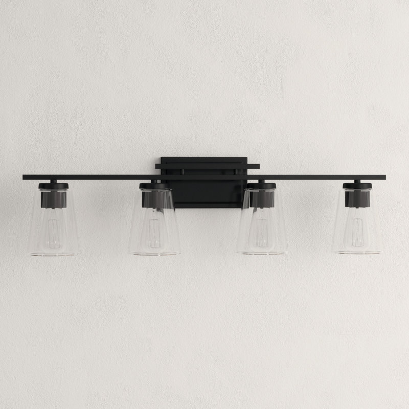 Averi 4 - Light Dimmable Vanity Light, Black