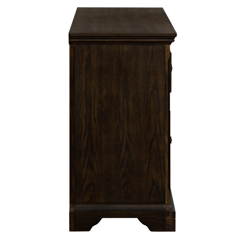 Commode 4 tiroirs Joseph, Dark Walnut