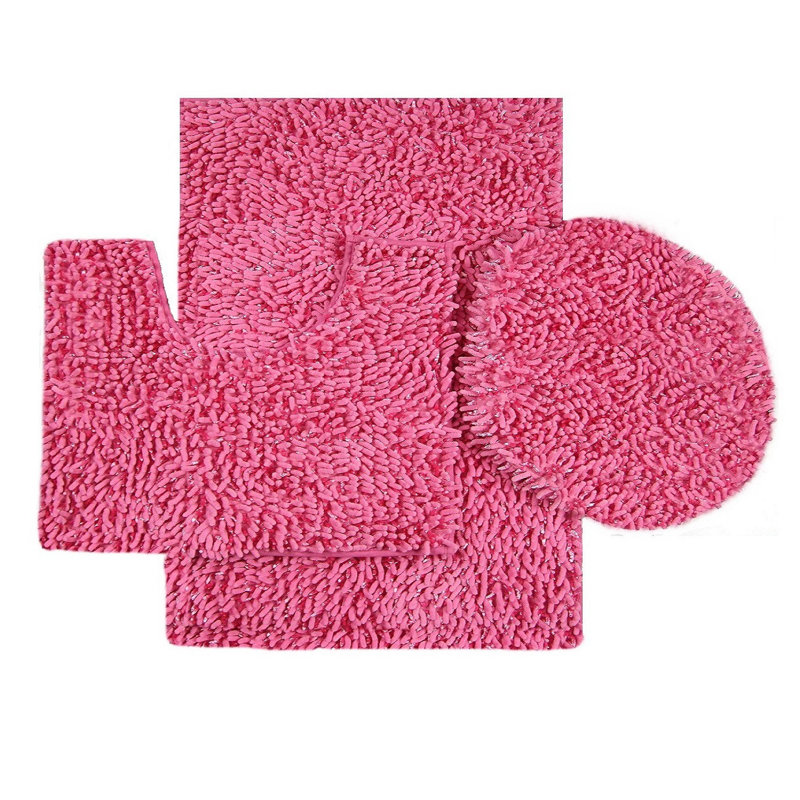 Budhu Memory Foam Non-Slip, Hot Pink