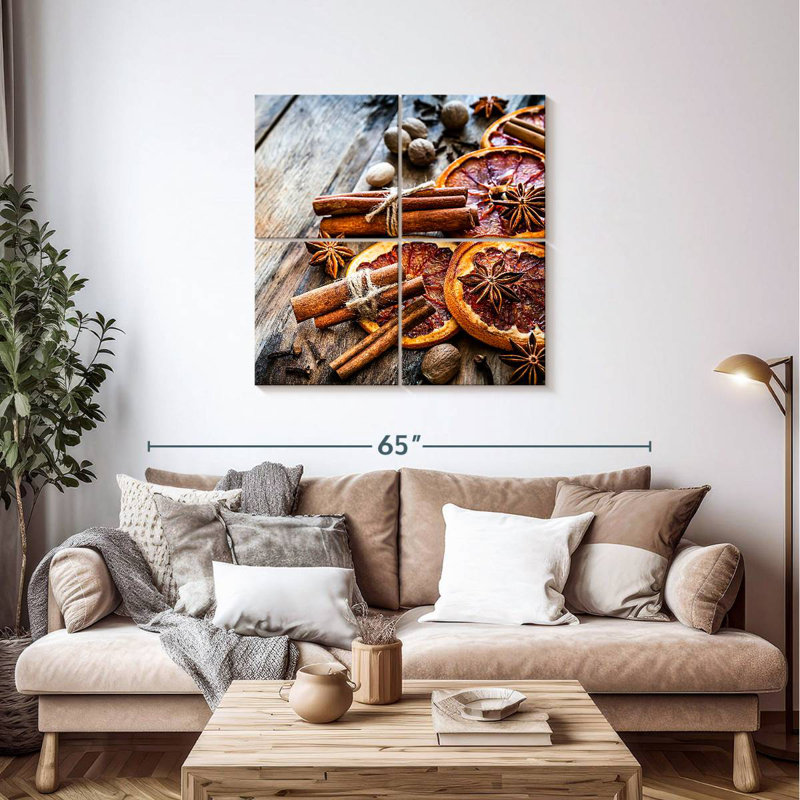 Yarlin Oranges And Spices, 38" H x 38" W