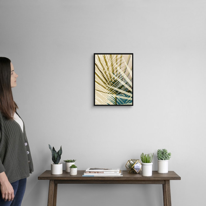 Exposure 8, art mural sur toile, H 18 po x l 14 po, Toile avec cadre noir