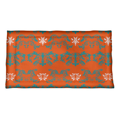 Football Baroque Pattern Pillow Sham